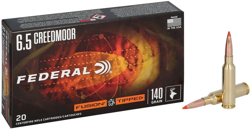 Fusion Tipped Rifle, 6.5 Creedmoor, 140 Grain, Fusion Tipped, 2715 fps